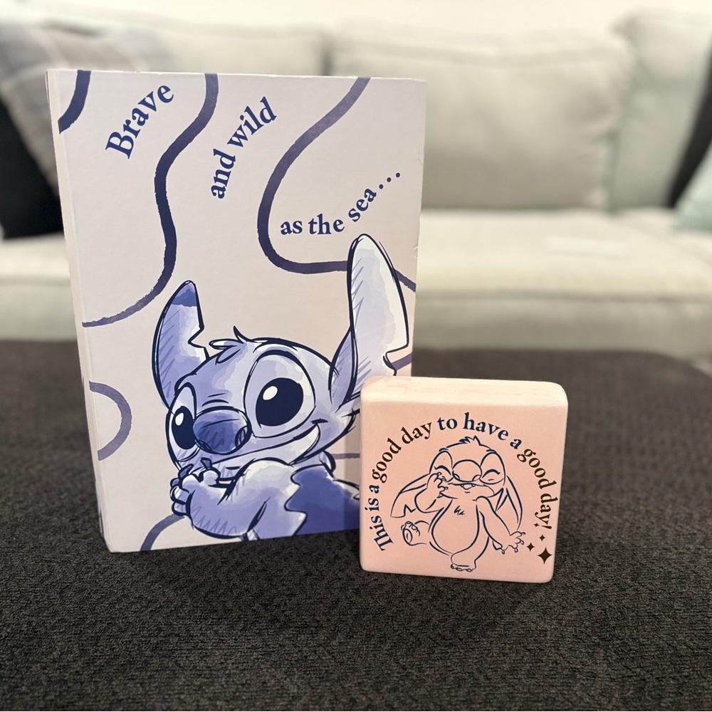 Disney Stitch Positive Message Ceramic Shelf Decor